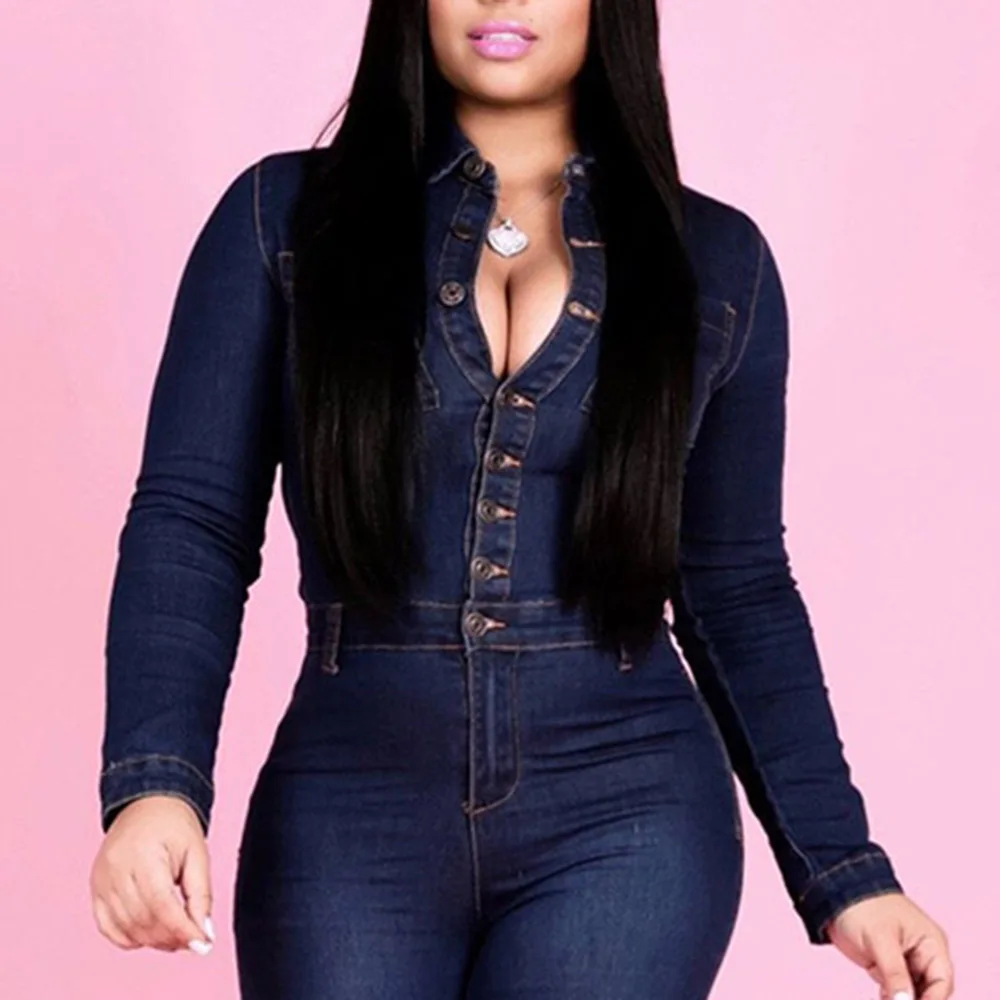 2020 весенний сексуальный джинсовый комбинезон для женщин модная уличная одежда в