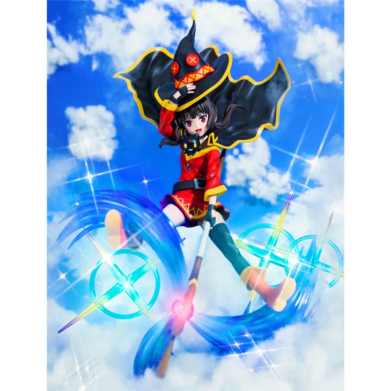 

Pre Sale Konosuba Anime Figure 1/7 Models Series Pvc Toys Megumin Periphery Anime Ornaments Collection Series Character Gifts