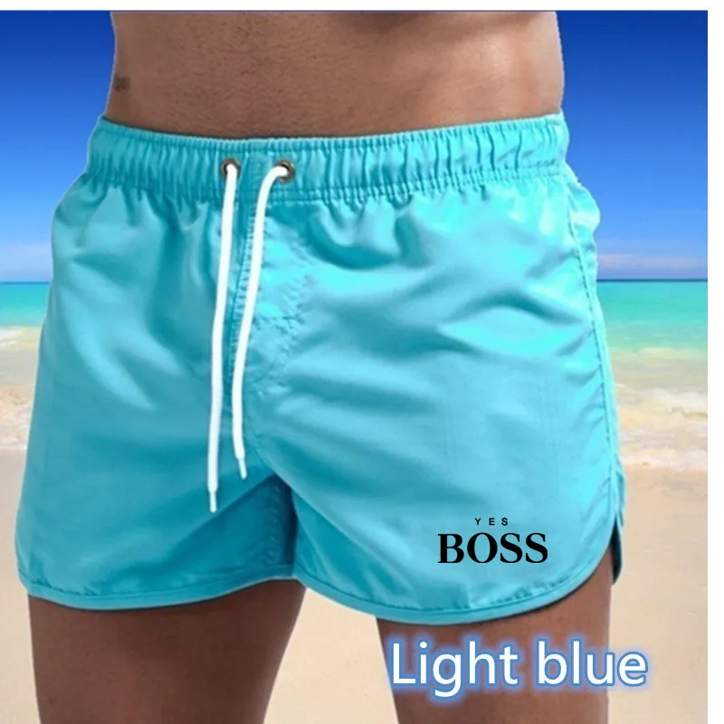 

2021New Men's Beach Short Trunks Summer Casual Shorts Sexy Mens Shorts Quick Dry Clothing Beach Shorts For Male