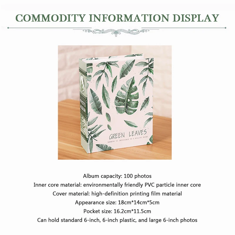 

100 Sheets 6/7 Inch Kids Home Scrapbook Anniversary Foto Handmade Supplies Photo Album Scrapbooking