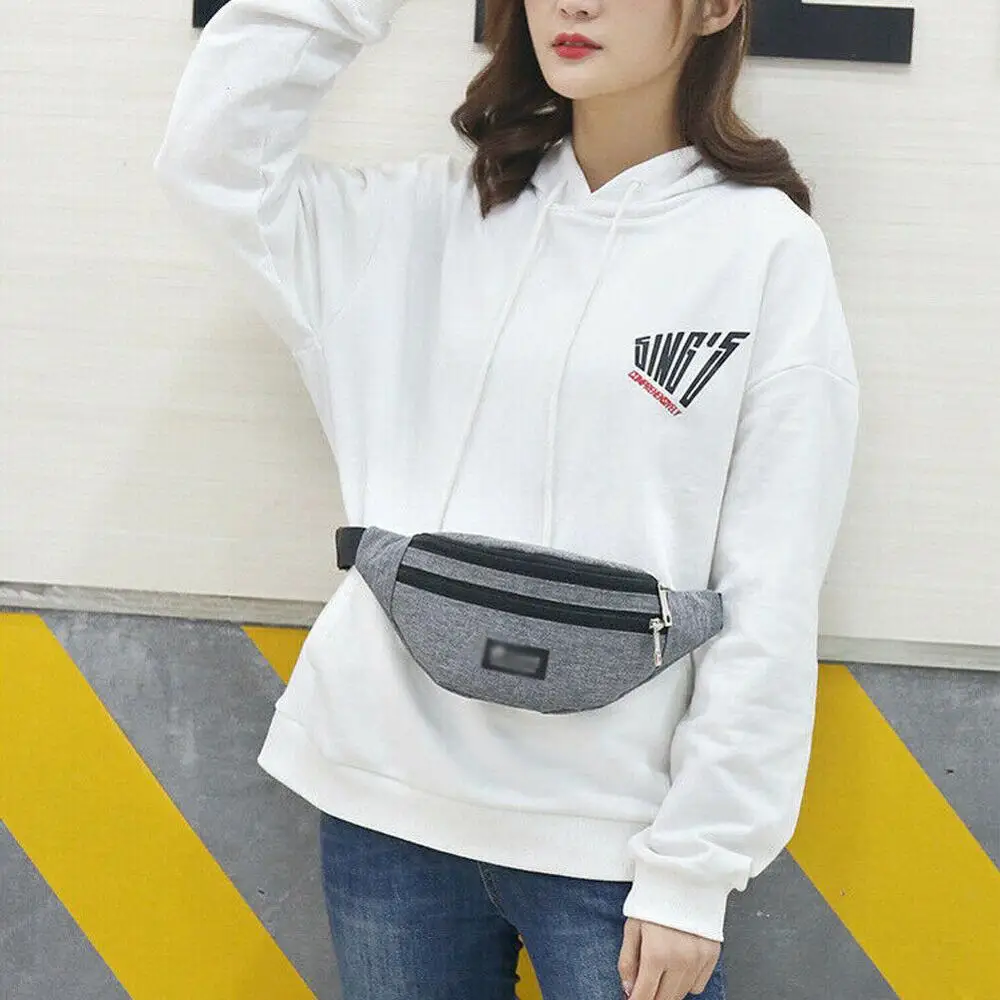 Сумка поясная Мужская и женская из ткани Оксфорд универсальная Спортивная