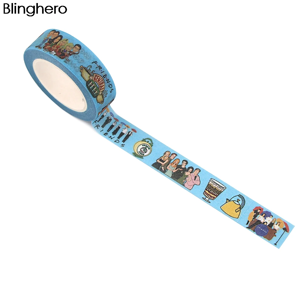 20 шт./лот BH1130 Blinghero 15 мм x 5 м Мультяшные милые кошки животные бабочки матовая