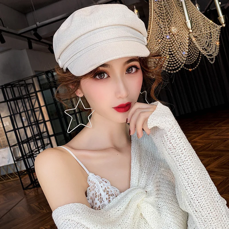 

2021 New Exaggerated Earrings Trendy Fashion Geometry Lady Jewelry Accessories Simple Party Gift Minimalism, Stars, Design