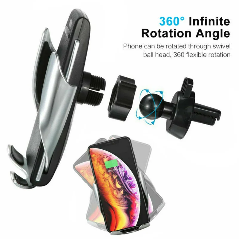 Беспроводное Автомобильное зарядное устройство с автоматическим датчиком