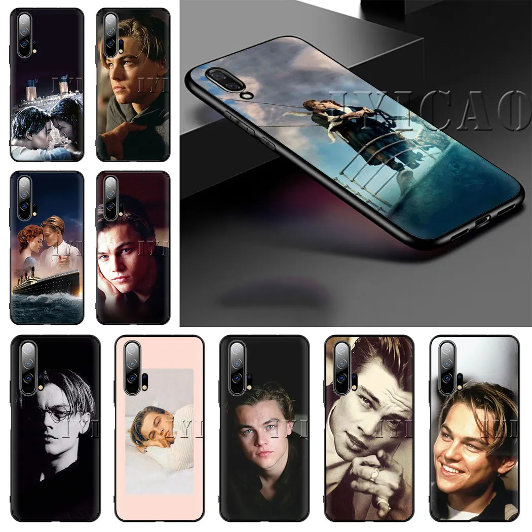 Мягкий чехол IYICAO Leonardo Dicaprio Young для Huawei Honor 8 9 10 Lite 6A 7A 9X 20 Pro 7C 7X 8X 8C Note View | Мобильные