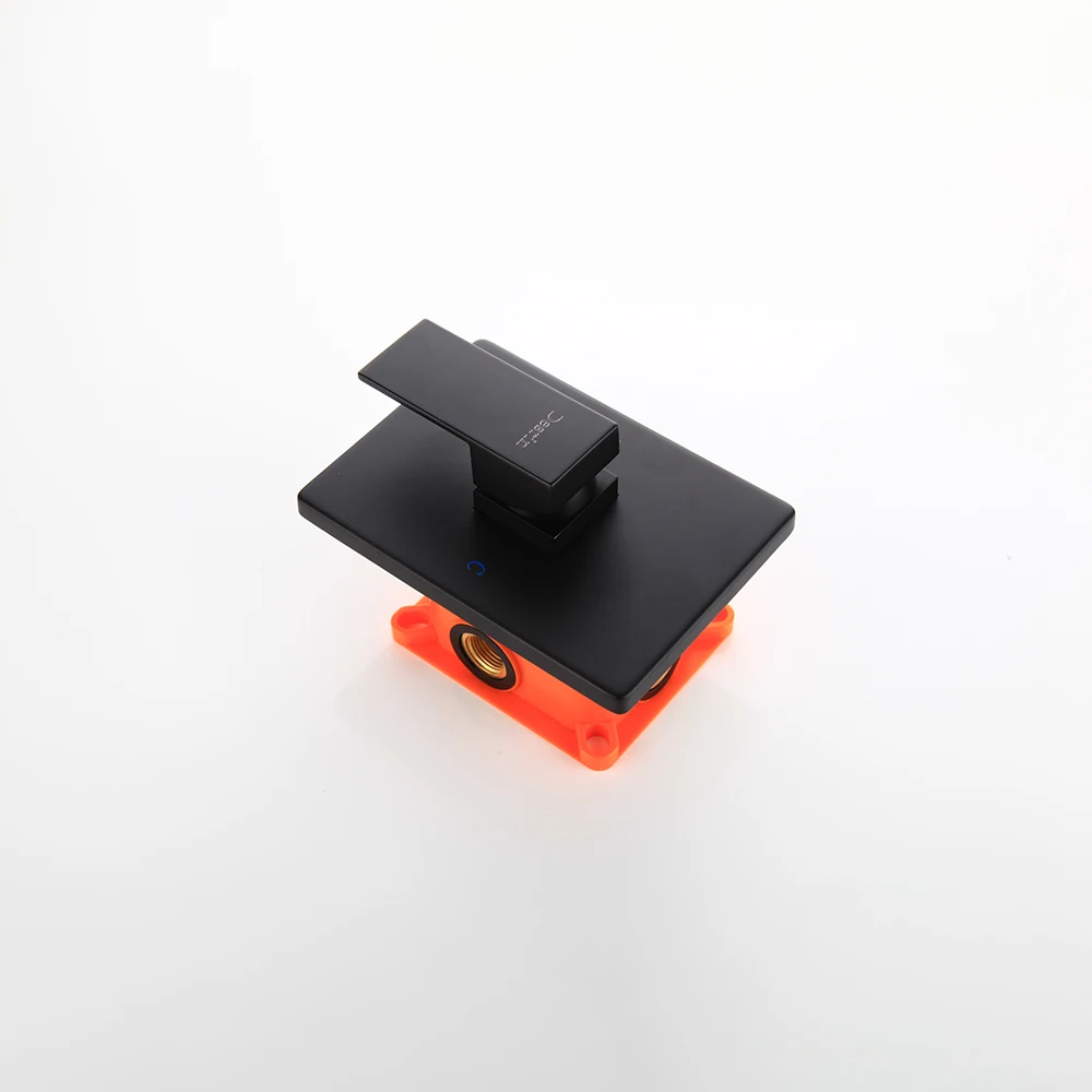 Desrin Bath Moden матовый черный смеситель для душа одномодовая квадратная душевая