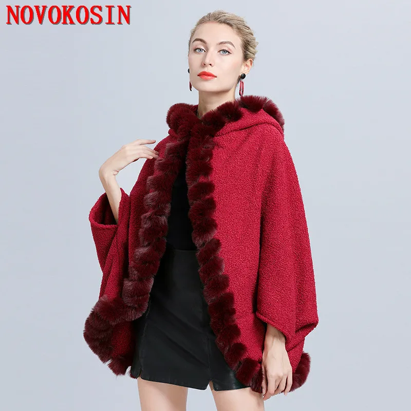 SC327 новый стиль зима теплая Толстая плюс бархатная Вязаная Шаль 2019 женские