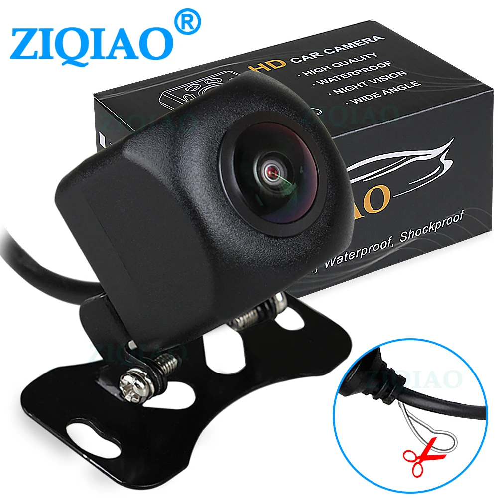 

ZIQIAO Car Parking Backup Camera HD 720P 170 Degree Night Vision Universal Reversing Rear View Camera HS210