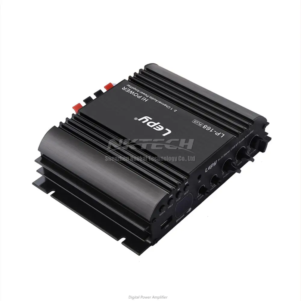 Цифровой стерео аудио усилитель мощности Lepy LP 168 Plus Hi Fi Автомобильный плеер Bluetooth 2