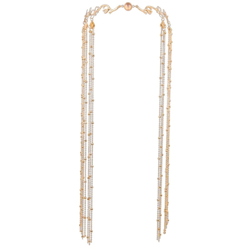 

Модный головной убор с кристаллами, многослойная Женская цепочка с Стразы