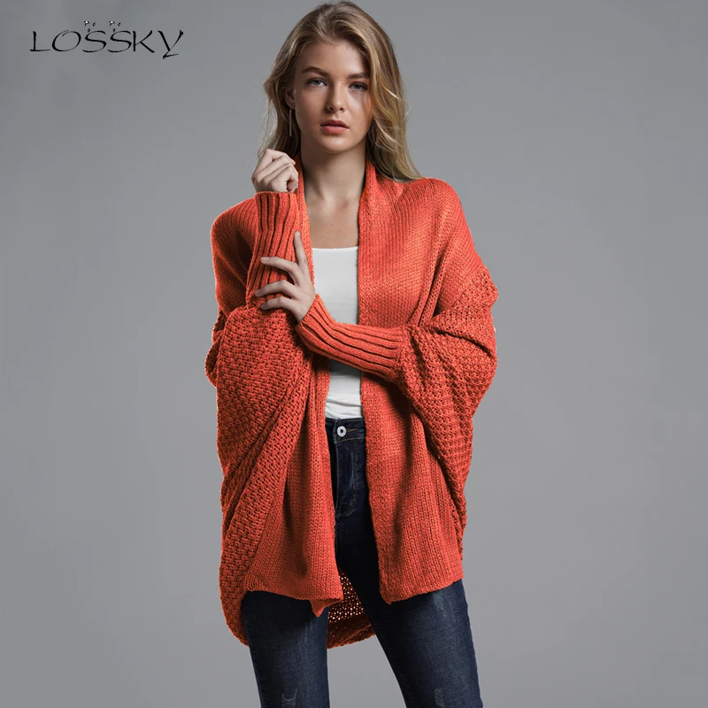 Женский вязаный свитер Lossky длинный однотонный розовый/желтый с длинным рукавом