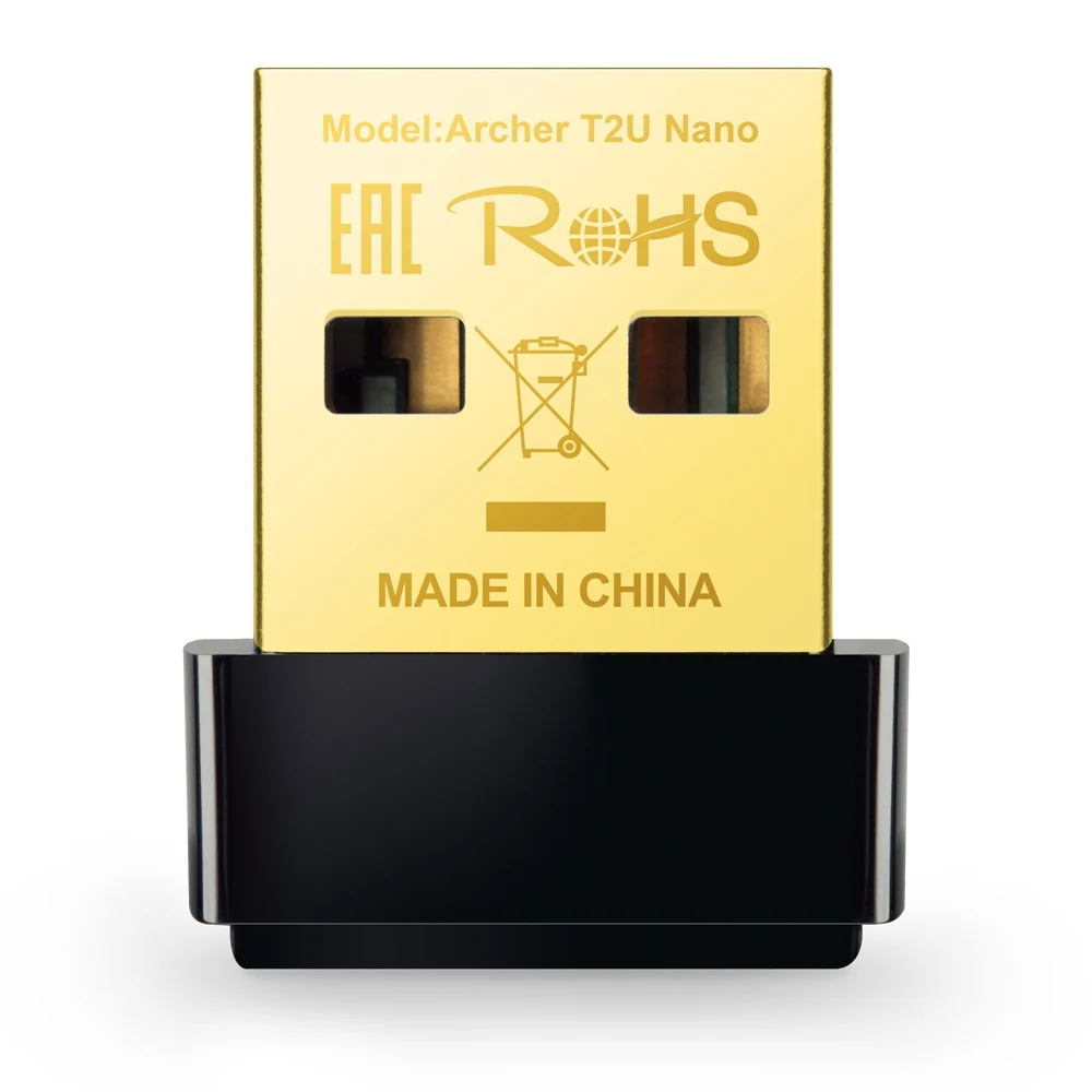 Беспроводной адаптер TP-LINK Archer T2U NANO (802.11a/b/g/n/ac 433 Мбит/с 2.4/5 ГГц USB) (ARCHER NANO) - купить по