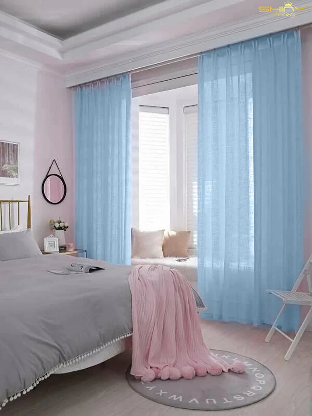 Шифоновый фон 29x78 дюймов шифоновая прозрачная занавеска Роскошная оконная для