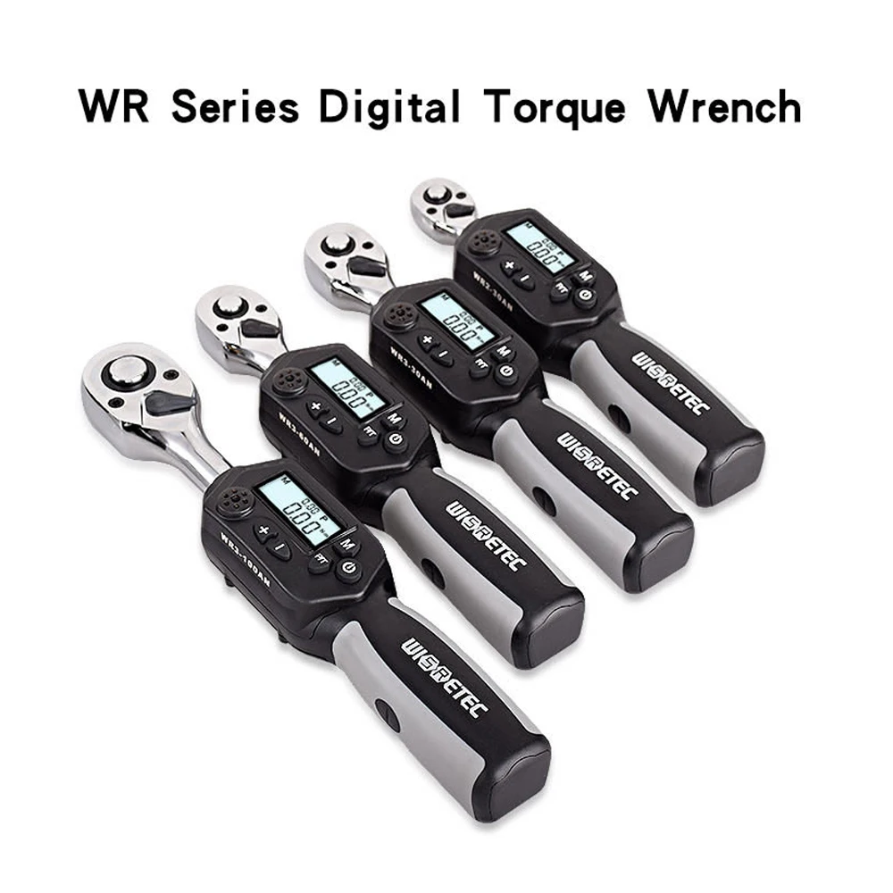 

High Accuracy Mini Digital Display Backlight Torque Wrench Ratchet Torque Detection Tool with LED Light Buzzer Alarm