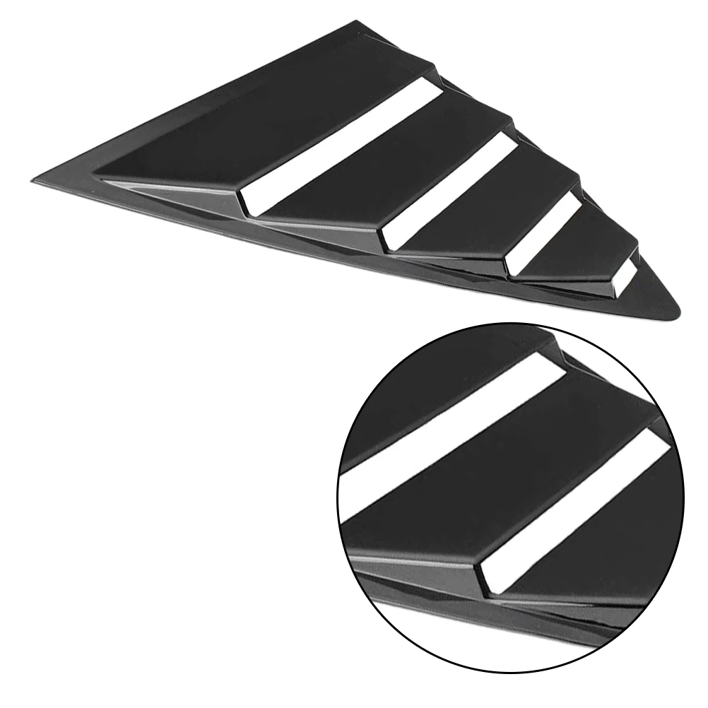 1 пара профессиональные черные жалюзи на заднее окно из АБС пластика для