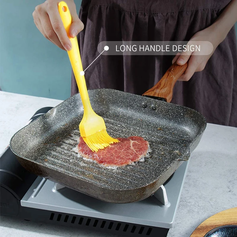 

Basting Brushes with Mini Oven Gloves,Silicone Pastry Brushes Oil Brush,for BBQ Grill Barbecue Baking Kitchen Cooking