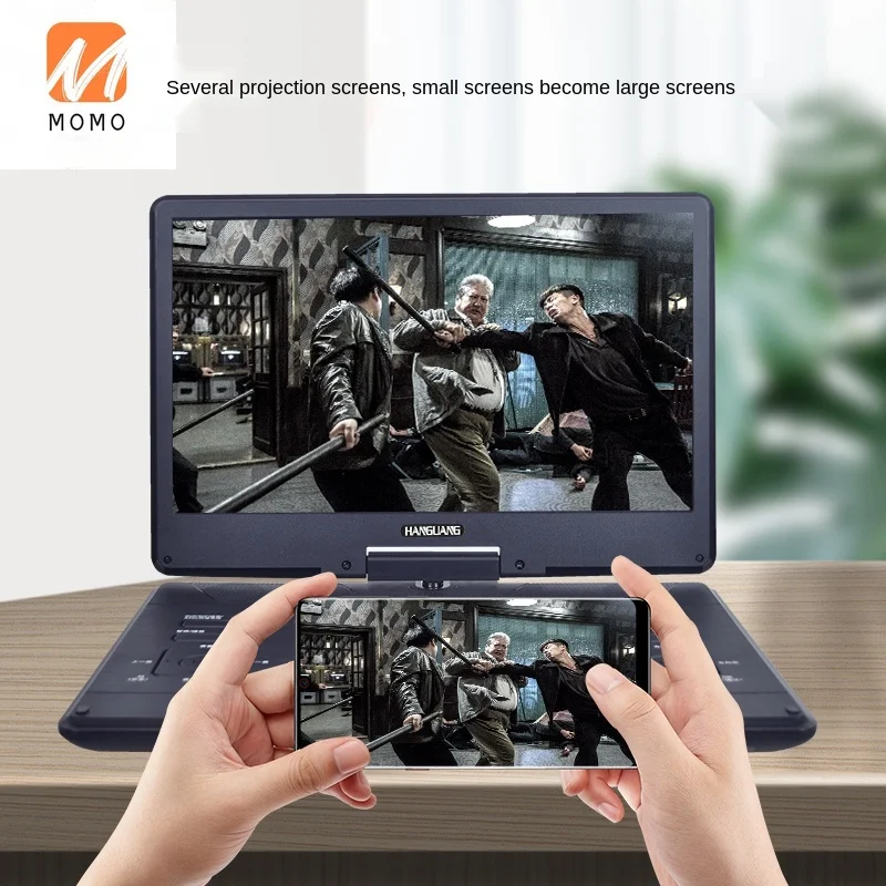 22 inch ultra hd mobile phone projection screen portable wireless network portable dvd player dvd player multi monitoring device free global shipping