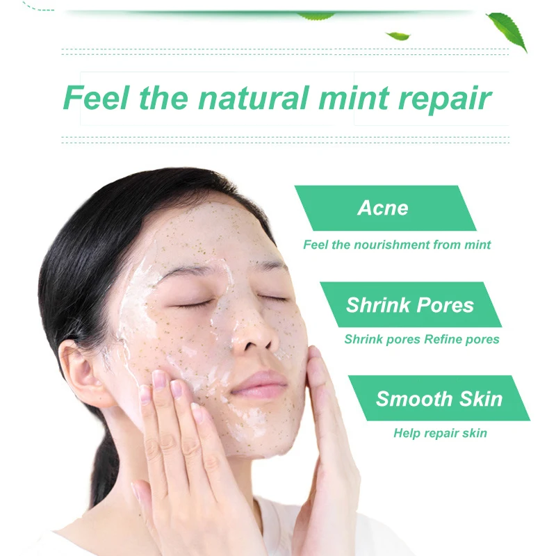 

1000g Natural Mint Jelly Facial Mask Powder Moisturizing Crystal Soft Film Powder Spa Peel Off Mask Beauty Hydrating Skin Care