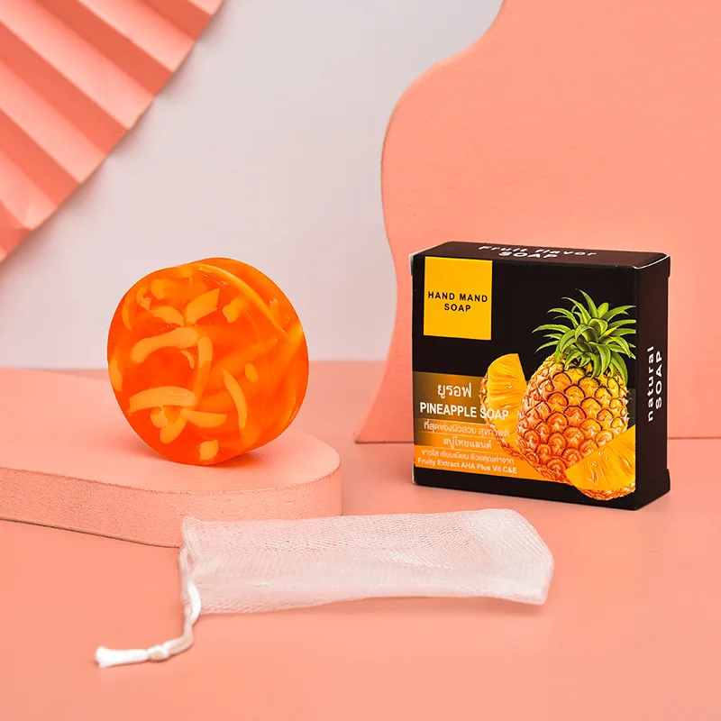 Фруктовым ароматом манго Кокосовое Молоко Мыло ручной работы массажер для лица