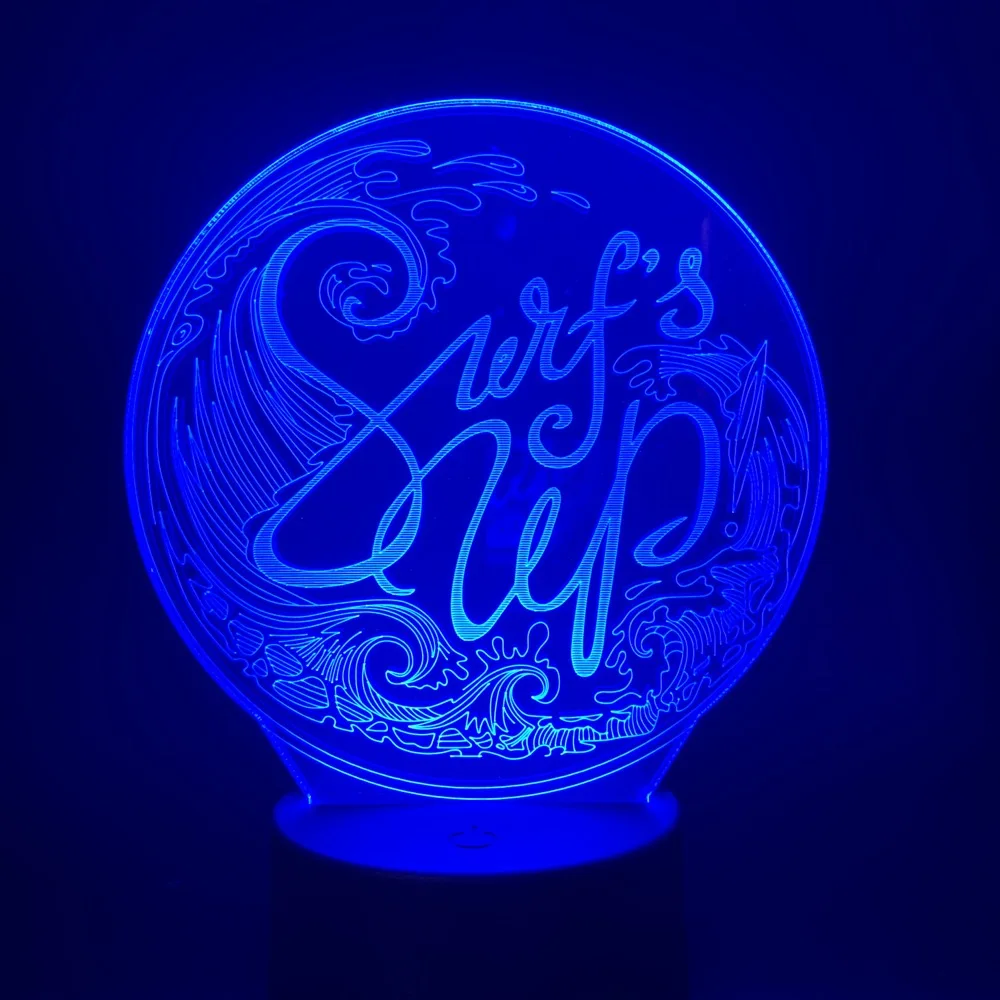 Ночной светильник s для жены подарок ко Дню Святого Валентина Led 3D сенсорный