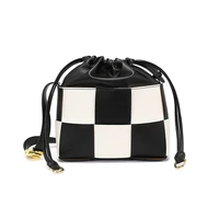 new luxury designer vintage tassel crossbody bucket bag for women female shoulder drawstring messenger crossbody bags handbags