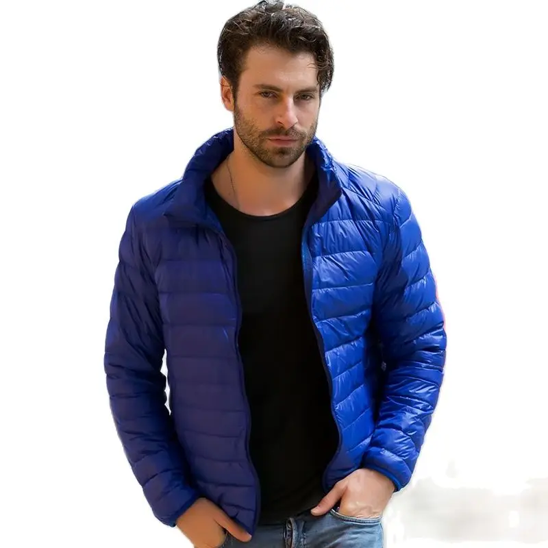 

Мужской пуховик, зимний, тонкий, Деловой, Повседневный, S, Лидер продаж