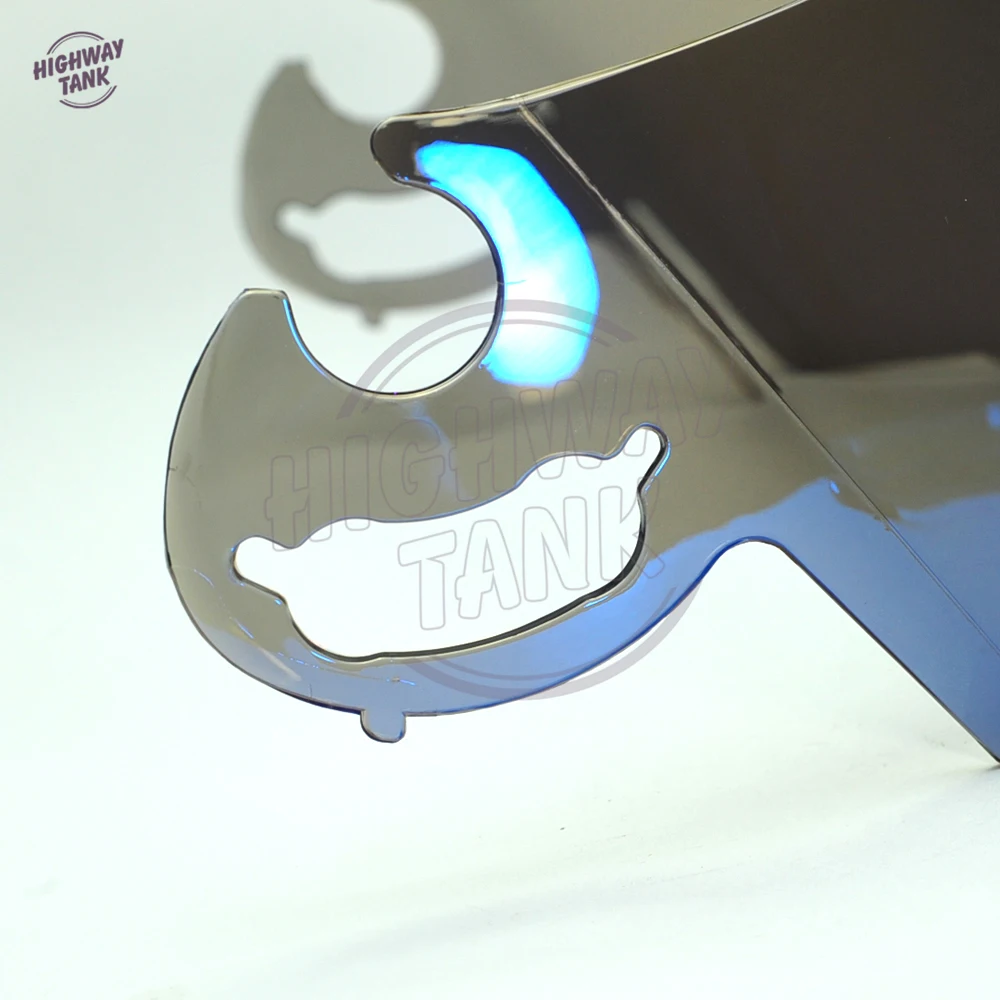 Новинка 1 шт. голубой мотоциклетный Полнолицевой шлем козырек чехол для