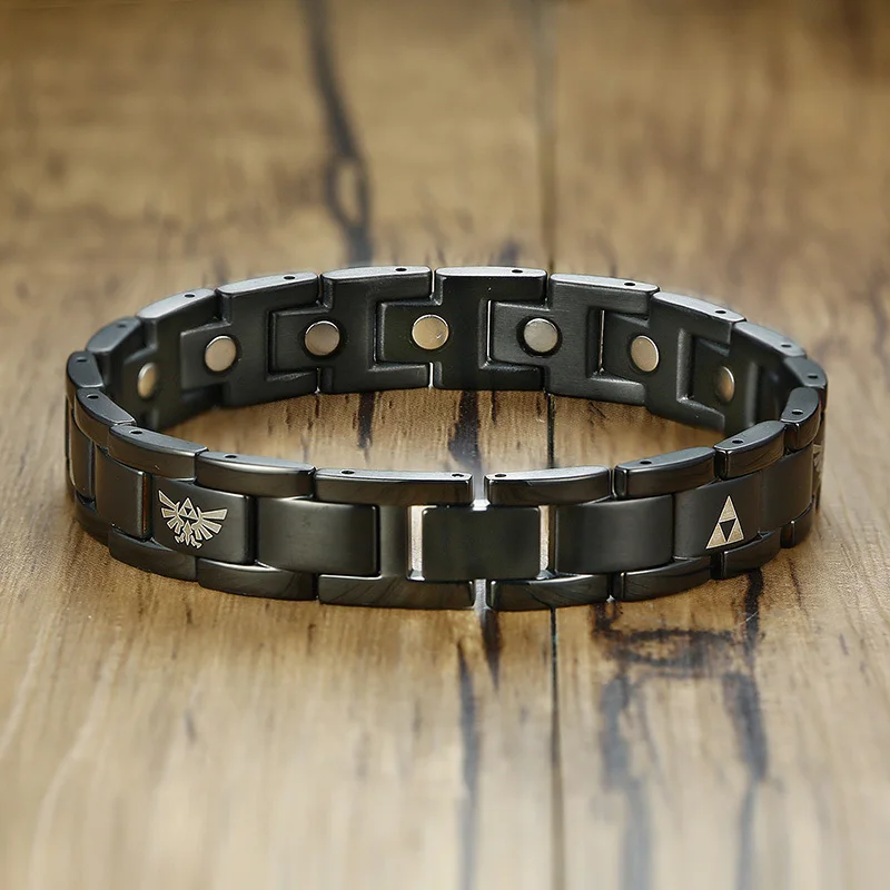 Для мужчин исцеления Титан Мощность браслет с Легенда о Зельде 12 мм здорового био