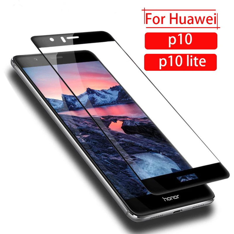 Защитное стекло для Huawei P 10 Lite P10 экрана Honor P10Lite lite полноразмерная пленка телефона