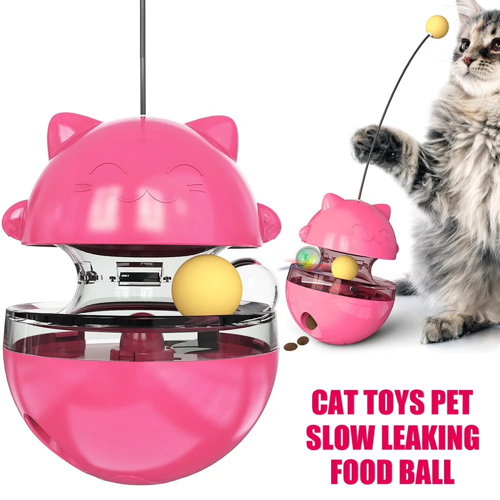 Кошка игрушка медленно протекающая пищевая мяча образовательный стакан