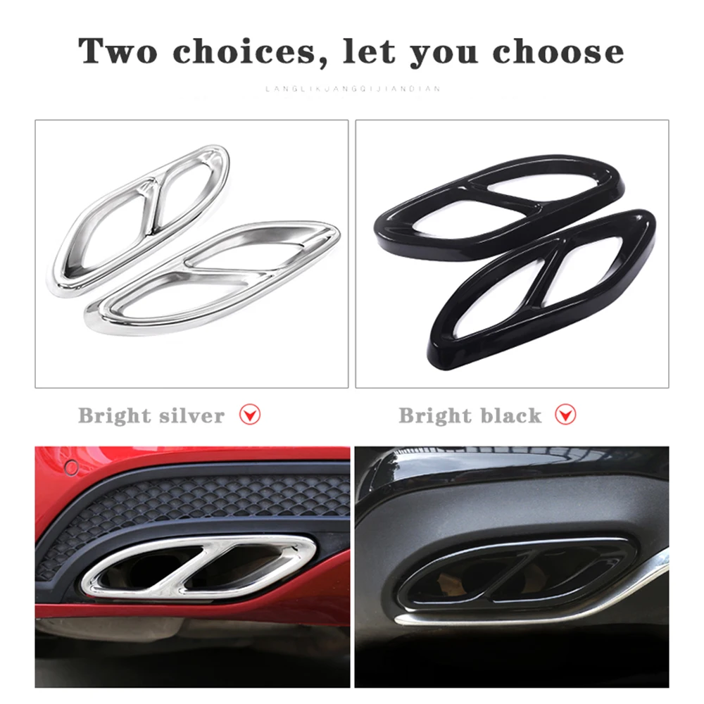 Универсальный чехол для выхлопной трубы Mercedes Benz W204 W205 W212 W213 W176 W222 X253 GLC