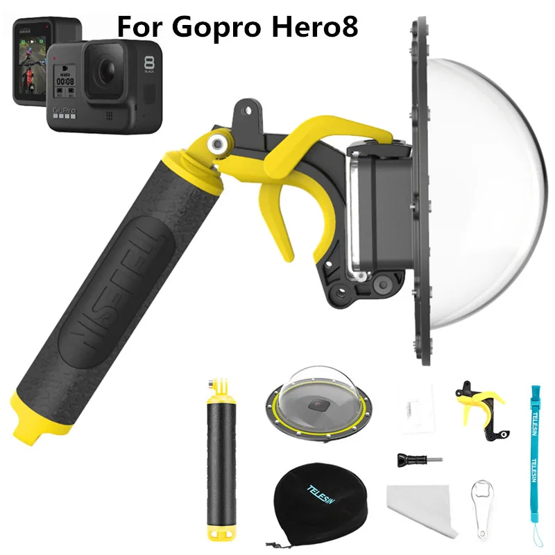 Аксессуары для Gopro 6 ''купольный порт 30 м водонепроницаемый корпус дайвинга