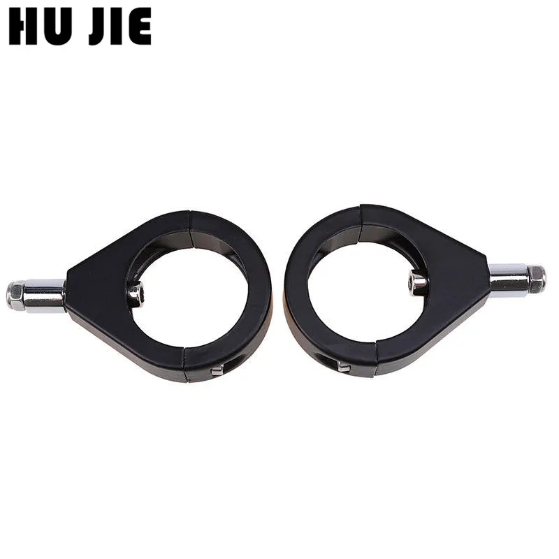 Вилочные зажимы для мотоцикла черное крепление указателя поворота подходит Honda