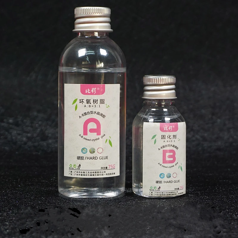 Для изготовления ювелирных изделий эпоксидная смола AB кристаллический клей