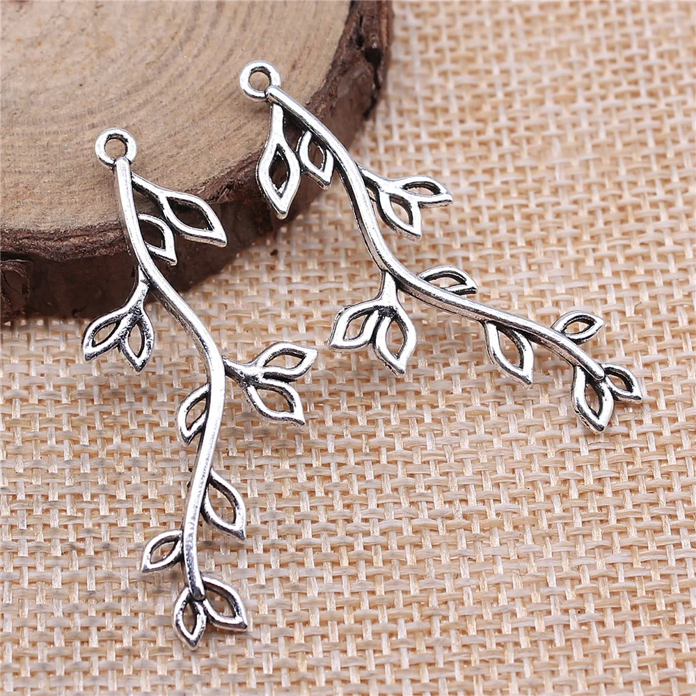 

15pcs 17x43mm Charm Branch Antique Silver Plated Antique Gold Color Alloy DIY Jewelry Making Accessories
