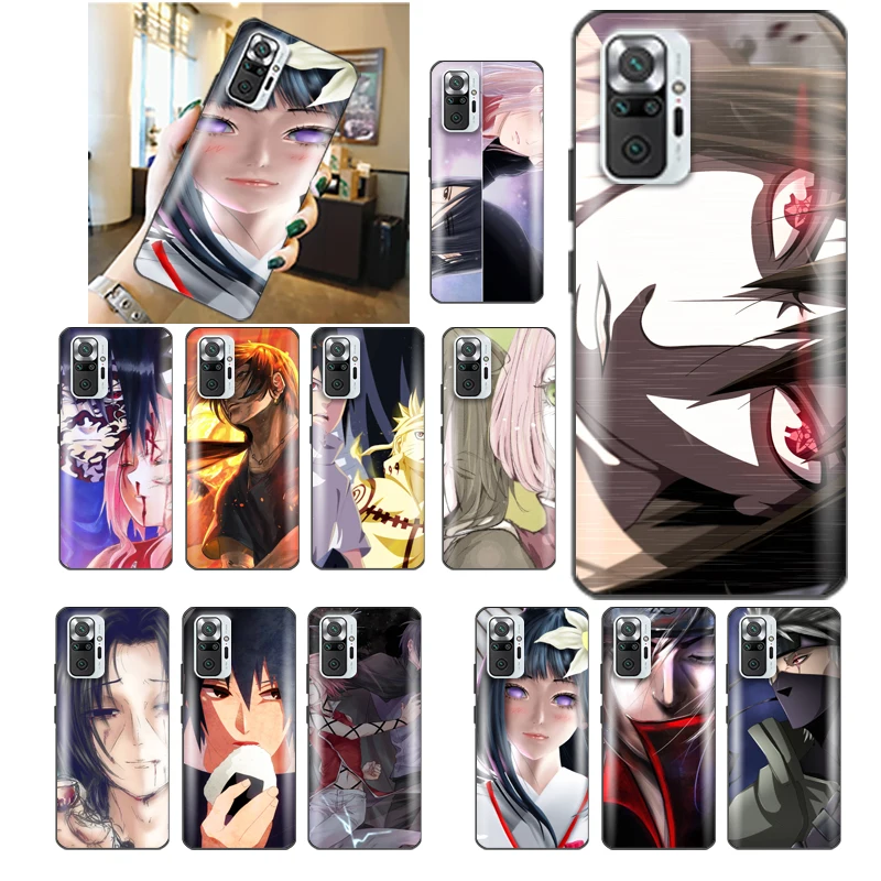 

Sasuked N-Narutos Kakashi Gaara Phone Case For Redmi Note 10 10X 10T Pro 4G 5G Luxury Brand Anime Waterproof Mobilephone