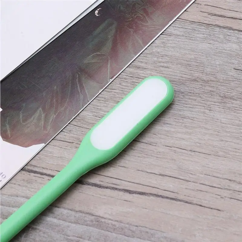Мини-регулируемый гибкий USB светодиодный светильник-Книга Powerbank PC notebook идеально подходит для чтения книг в ночное время разных цветов
