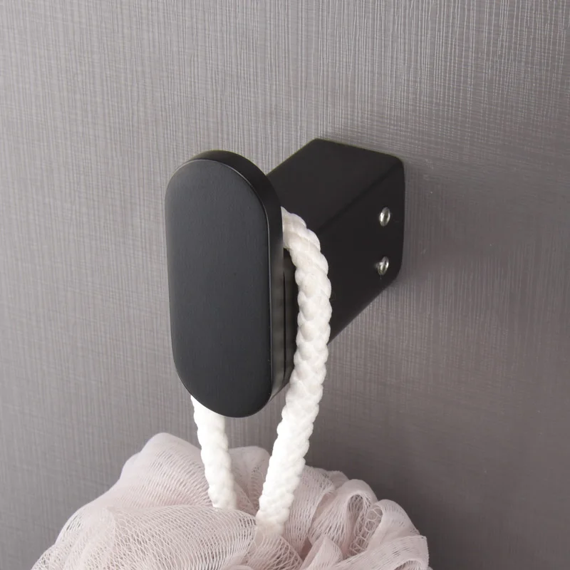 Аксессуар для ванной комнаты из нержавеющей стали матовый черный держатель