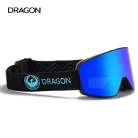 dragon brand winter snowboard goggles anti fog coating sun glasses uv400 protection optimized lenses goggle design