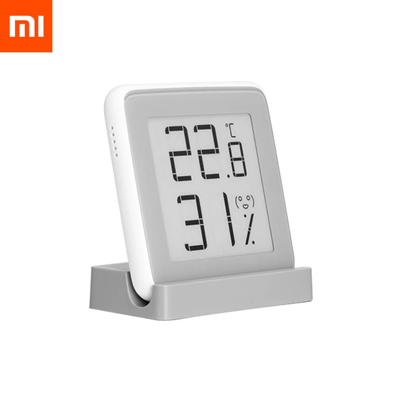 1Pcs MMC Xiaomi Mijia BT4.0 беспроводные умные электрические цифровые часы для помещений и улицы, гигрометр, термометр, ЖК-измерительные приборы для измерения температуры - Color: 1Pcs MMC