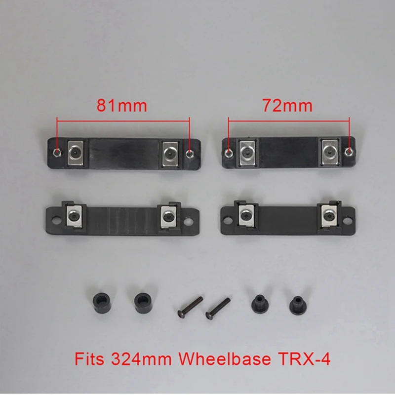 

2SET Magnetic Shell Column Stand Body Posts Mounts for 1/10 Traxxas TRX4 TRX6 G63 Axial SCX10 Upgrade Parts,A & B