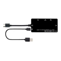 hot hdmi splitter 4 in 1 hdmi vga dvi display converter hd connection for laptop computer hdtv projector