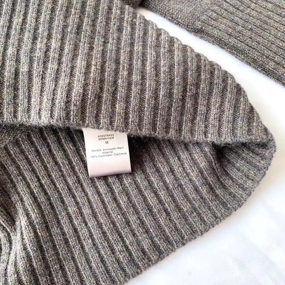 

Early Autumn Women Sweater Long Sleeve 100% Cashmere Stars Printing O-neck Loose Casual Knit Tops 2020 New