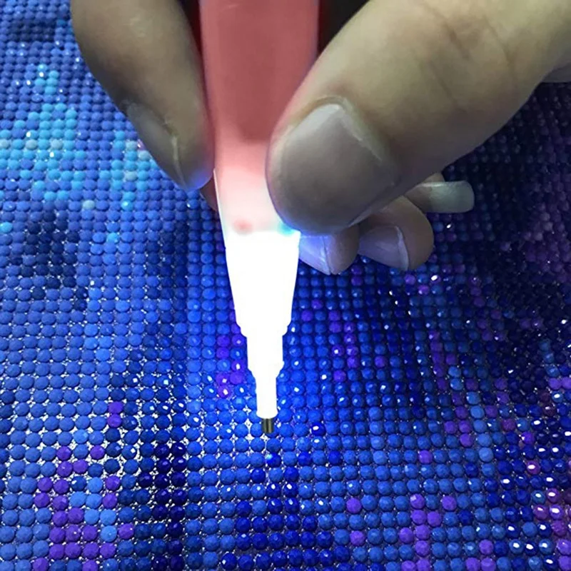 Светящаяся мультяшная сверлильная Ручка DIY Алмазная картина вышивка крестиком