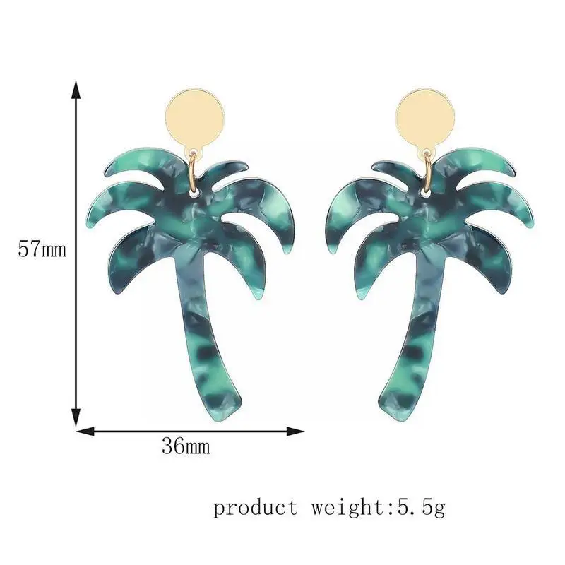 Fashion and Popular Simple Geometric Color Striped Earrings Acrylic Arrival Boutique New Must-have Godde | Украшения и аксессуары