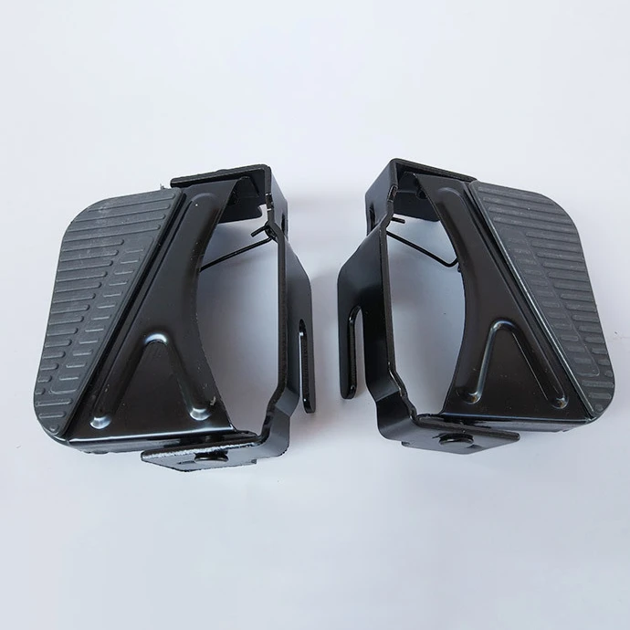 1 Pair Bicycle Rear Pedals Folding Pedal Steel Cycling Stand Footpegs Bike Footrest for Child Safety Seat | Спорт и развлечения