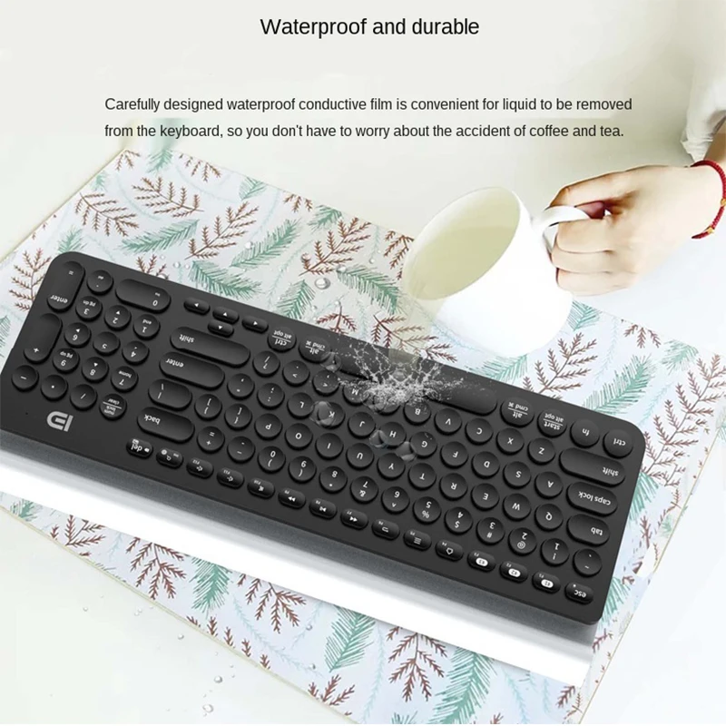 

Wireless Bluetooth Keyboard for Tablet Android Computer Teclado iPad Wireless Mini Keyboard With Stand Office Business Home