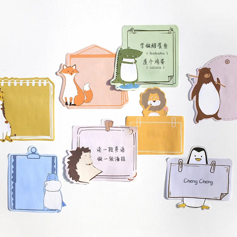 Клейкая бумага для заметок Animal Planet 1 шт. клейкая наклейка кавайный блокнот