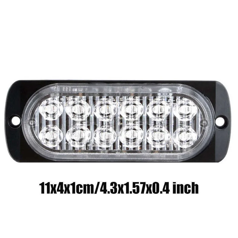 36W 12 светодиодный автомобильный Грузовик Предупреждение предупреждающий Маяк