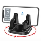 Автомобильный держатель для телефона с поворотом на 360 градусов, приклеивающееся крепление на приборную панель, автоматическая силиконовая подставка, кронштейн для телефона Xiaomi, Iphone, Samsung